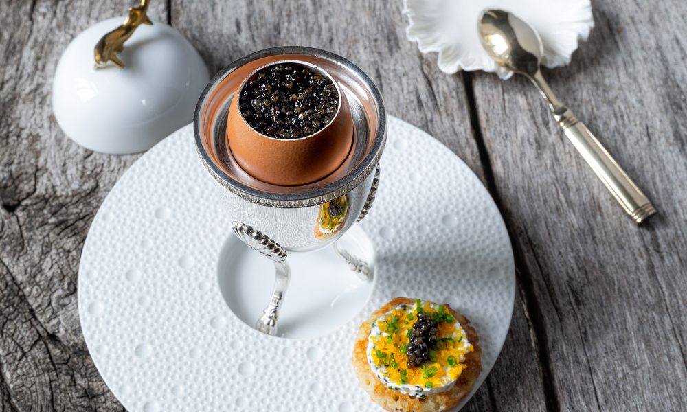 Les Prés d'Eugénie - Michel Guérard - Oeuf Caviar