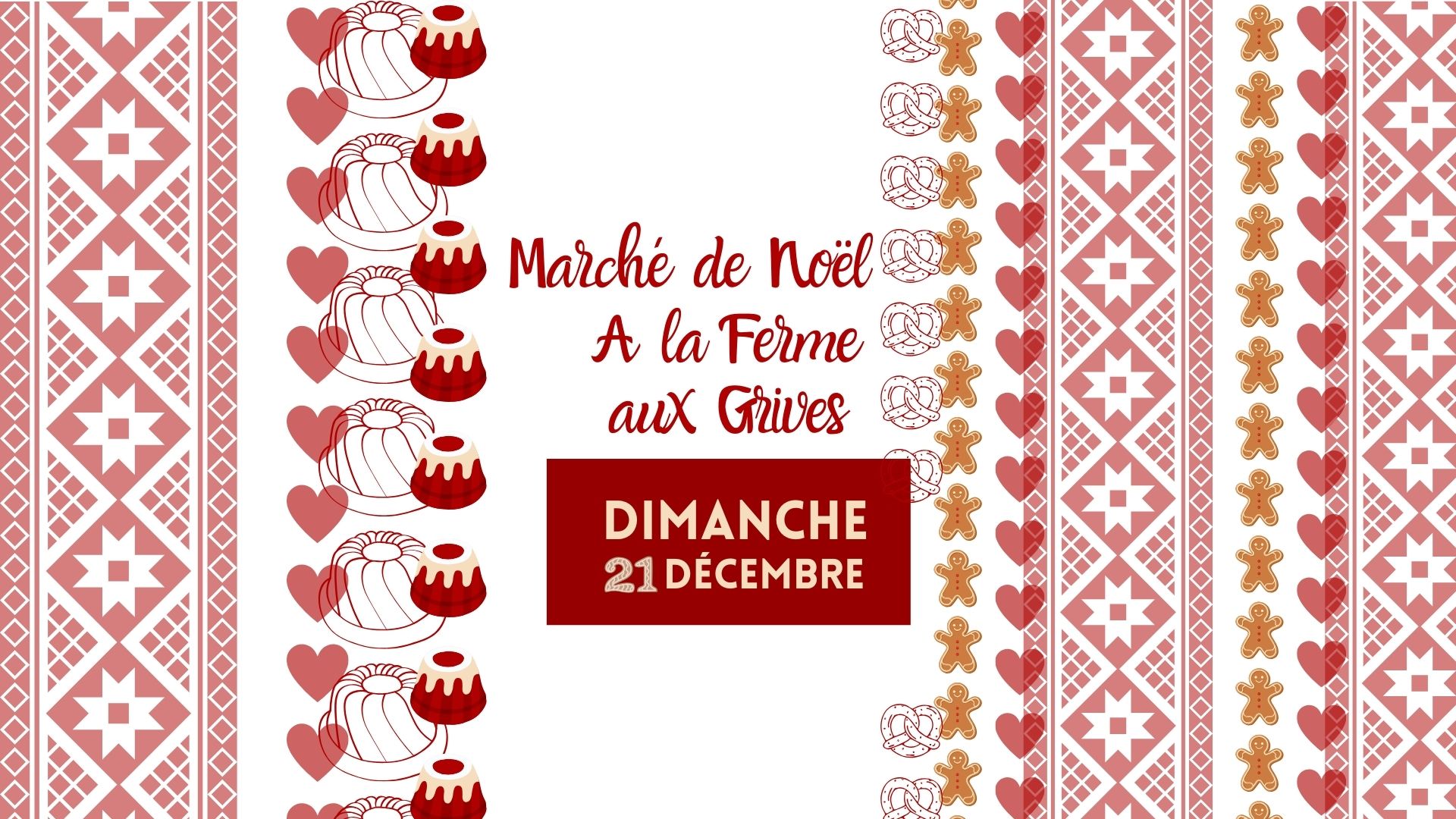 Marché de Noël de La Ferme aux Grives – dimanche 21 décembre